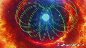 Mysterious magnetic stars may arise when supernovas blast out matter