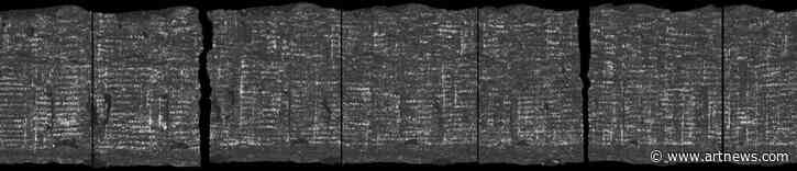 AI is Decoding Oxford’s Mysterious Herculaneum Scroll