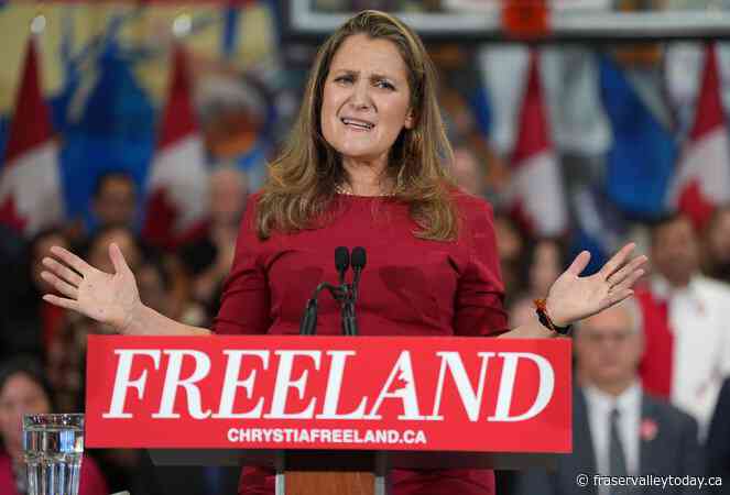 Federal unit uncovers ‘malicious’ effort tied to China aimed at Chrystia Freeland