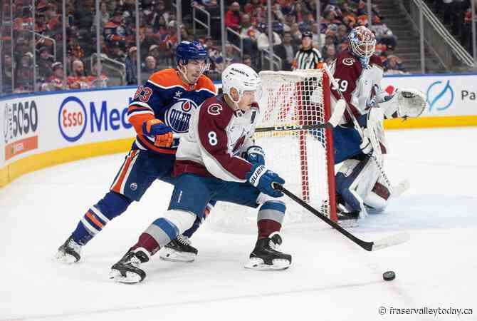 Martin Necas’s late goal lifts Colorado Avalanche over Edmonton Oilers 5-4
