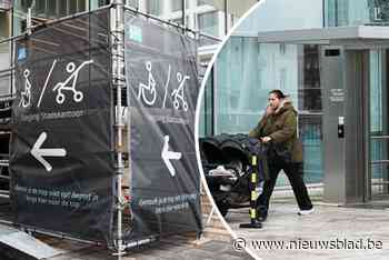 Pijnlijk: kantoor van 40 miljoen euro heeft te smalle lift, Gent moet rolstoelhelling bouwen aan eigen kantoor