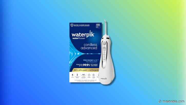 Grab this great water flosser deal and keep your dentist happy