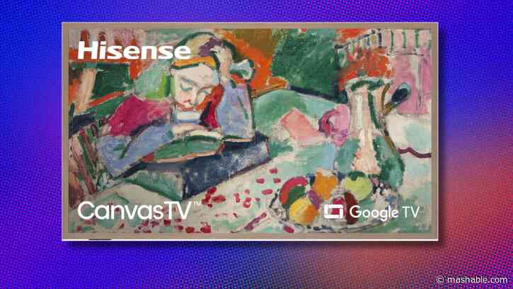 Score the picturesque Hisense Canvas TV for $300 off at Amazon