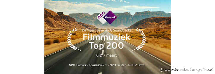 Tiende keer Filmmuziek Top 200 bij NPO Klassiek