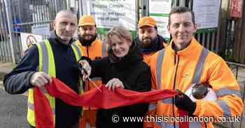 The recycling centre where you don't need to come in a car or van