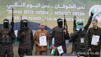 Abgemagert und bleich: Hamas lässt Deutsch-Israeli und zwei weitere Geiseln frei