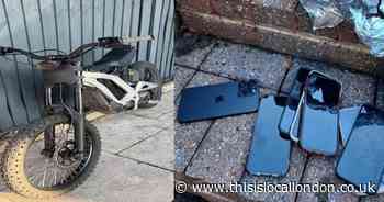 Police helicopter tracks suspect through Camden after phone snatch