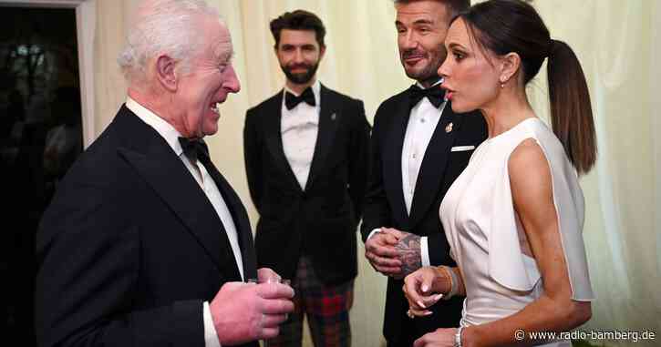 Charles diniert mit Beckhams, Mirren und Versace