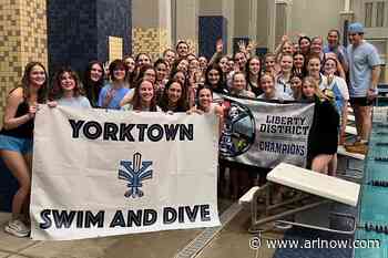 Yorktown girls win eighth straight district swimming and diving title