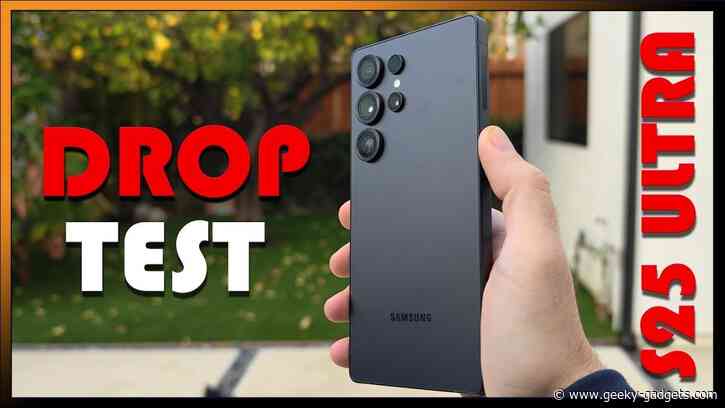 Samsung Galaxy S25 Ultra The ULTIMATE Drop Test – Will It SURVIVE