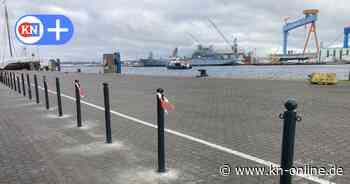 Neue Poller am Sartorikai in Kiel: Falschparker sollen draußen bleiben