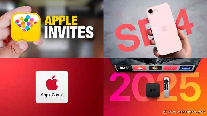 Top Stories: Apple 'Invites' App, iPhone SE 4 Imminent, AppleCare Changes, and More