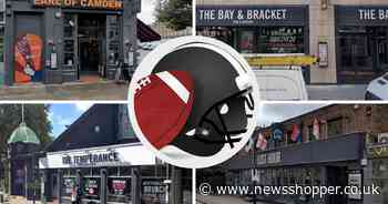 London Super Bowl watch party with free quiz and £1,000 prize