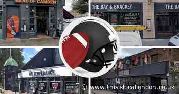 London Super Bowl watch party with free quiz and £1,000 prize