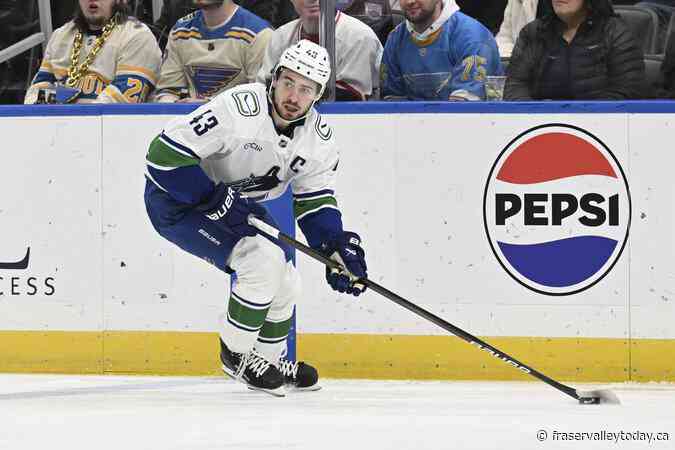 Canucks defenceman Quinn Hughes to miss fourth straight game vs. Leafs