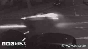 Video shows sacked police officer flipping car