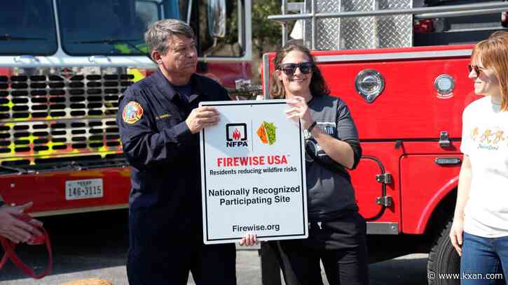 Austin Fire Department celebrates new city's latest Firewise community