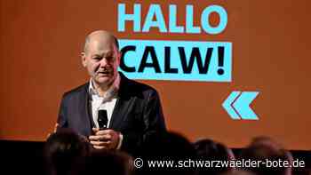 Kanzler-Besuch in Calw: Warum Olaf Scholz dem Publikum das Du anbot – und weitere Anekdoten