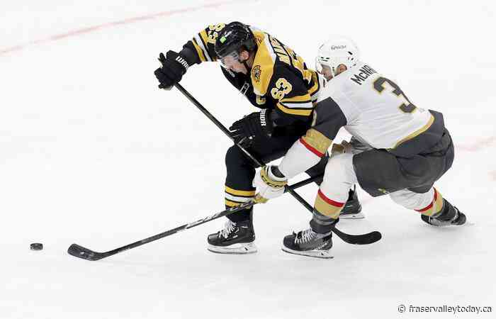 NHL roundup: Hertl’s late goal lifts Golden Knights to 4-3 win over Bruins
