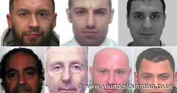 The names and faces of National Crime Agency's most wanted men in London