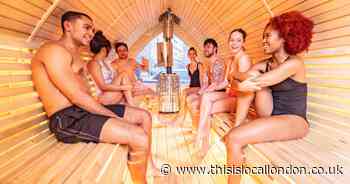 Wood fired saunas and plunge pools are popping up again