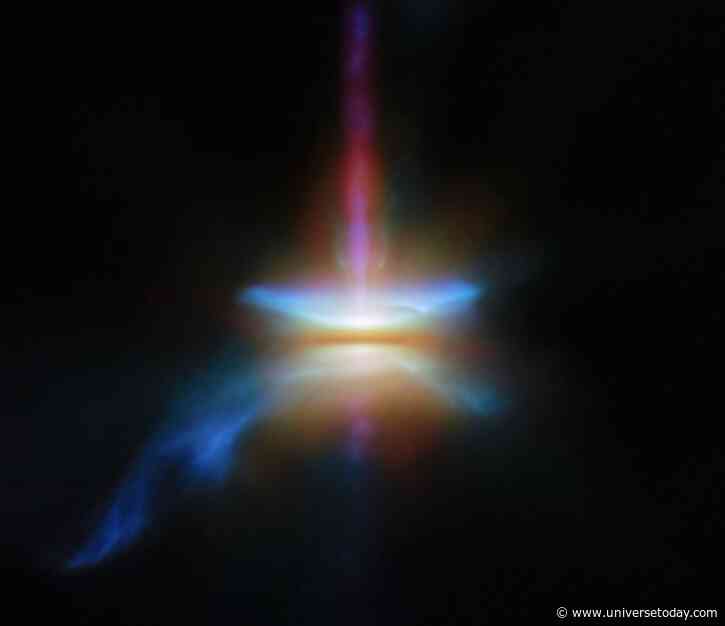 An Amazing JWST Image of a Protostar