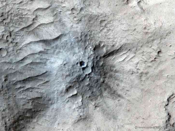 A Recent Impact on Mars Shook the Planet to Its Mantle