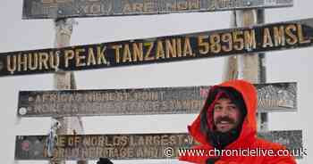 South Shields climber reaches summit of Kilimanjaro in five-hour thunderstorm