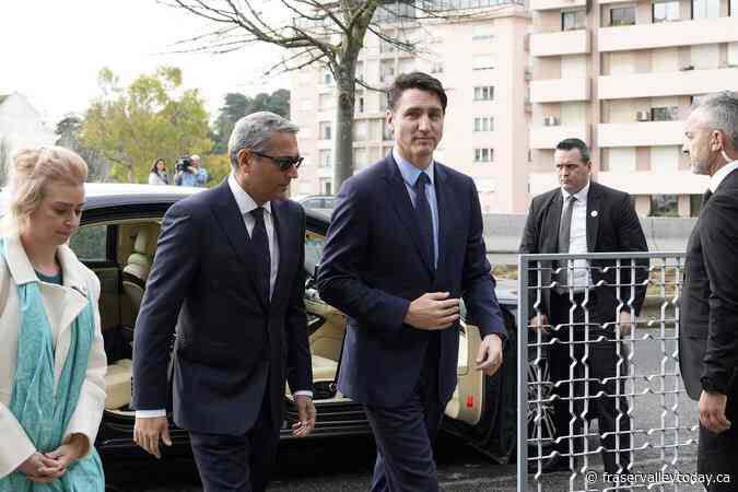 Trudeau in Paris ahead of global artificial intelligence summit