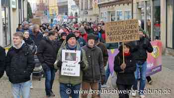 Knapp 100 Teilnehmer bei Helmstedter Demonstration gegen CDU