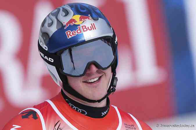 Swiss skier Franjo von Allmen in line to win downhill gold at world championships