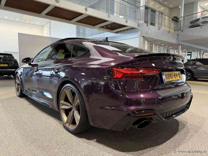 Lekker uitgevoerde Audi RS 5 staat goed naast je Donkervoort
