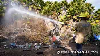 San Diego firefighters try chemically-safe spray to prevent brush fires
