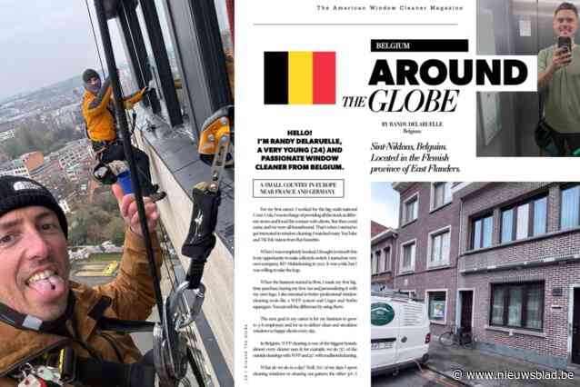 Waaslandse glazenwasser Randy (25) verschijnt in populair Amerikaans magazine: “Dit is het ‘TopGear Magazine’ onder de glazenwassers”