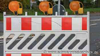 Monatelange Umleitung: Straße zwischen Hochdorf und Nagolder Steinbruch voll gesperrt