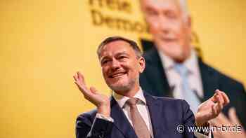 FDP-Chef auf Parteitag: Lindner hält Merz für einen Fall für "betreutes Regieren"