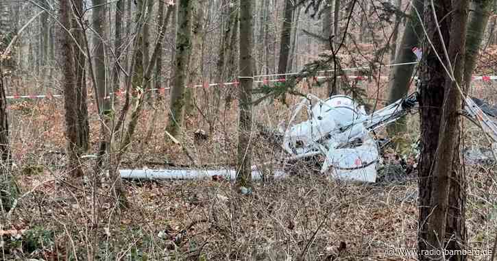 Hubschrauberunglück mit zwei Toten in Mittelfranken