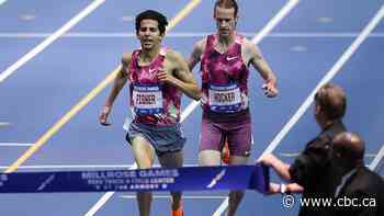 Calgary-born Grant Fisher runs to world indoor record in stacked 3,000m at Millrose Games