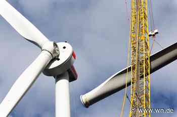 Windpark und Strommasten östlich von Wolbeck