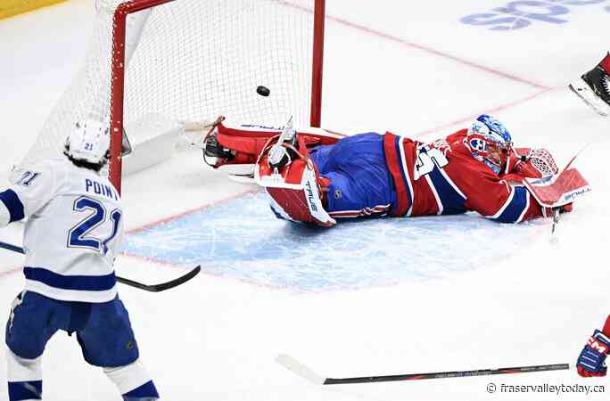 Lightning hang on for 5-3 win over Canadiens in final game before 4 Nations