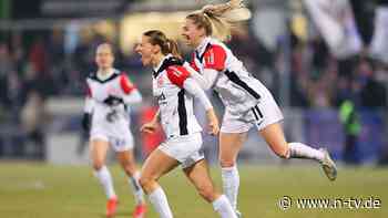 FC Bayern auf Platz zwei: Frankfurt stürmt mit Neun-Tore-Show an die Spitze