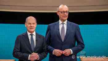 Reaktionen auf TV-Duell: Scholz laut Umfrage mit knappem Sieg über Merz