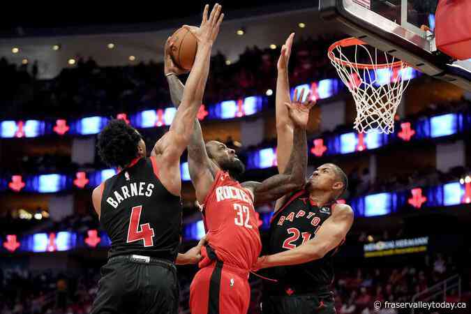 Brooks scores 19 as the Rockets snap a six-game skid with 94-87 win over the Raptors