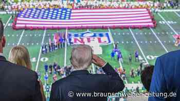 Trump beim Super Bowl: Jubel und Buh-Rufe während der Hymne