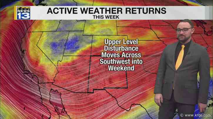 Cooler and wetter conditions move in this week