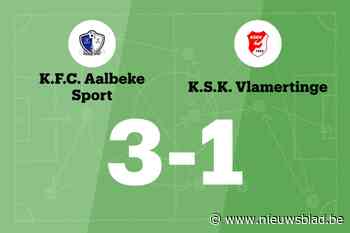 A. Cottenceau maakt twee goals voor FC Aalbeke Sport in wedstrijd tegen SK Vlamertinge