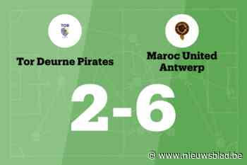 TOR Deurne Pirates B blijft verliezen na thuisnederlaag tegen Maroc United Antwerp