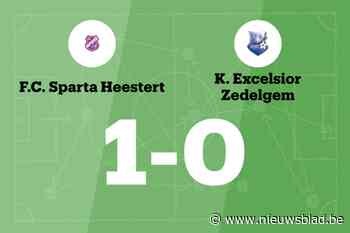 Delbeke is goud waard voor Sparta Heestert tegen Excelsior Zedelgem
