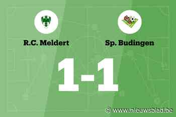 Winnende reeks van Budingen eindigt na wedstrijd tegen RC Meldert