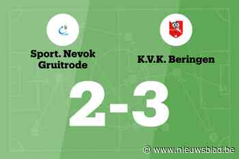 KVK Beringen wint uit van Gruitrode